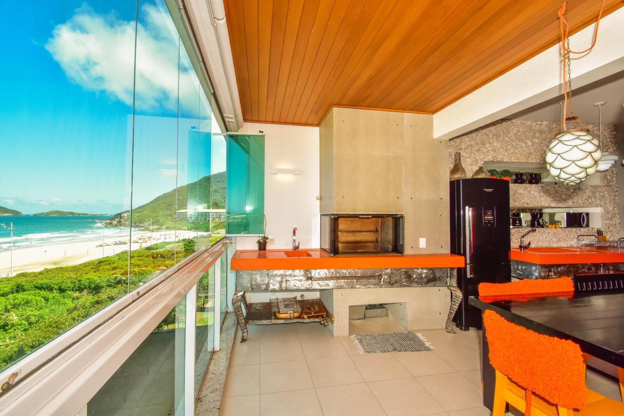 Apartamento Frente Mar Na Praia Do Santinho N880 Florianópolis Екстериор снимка