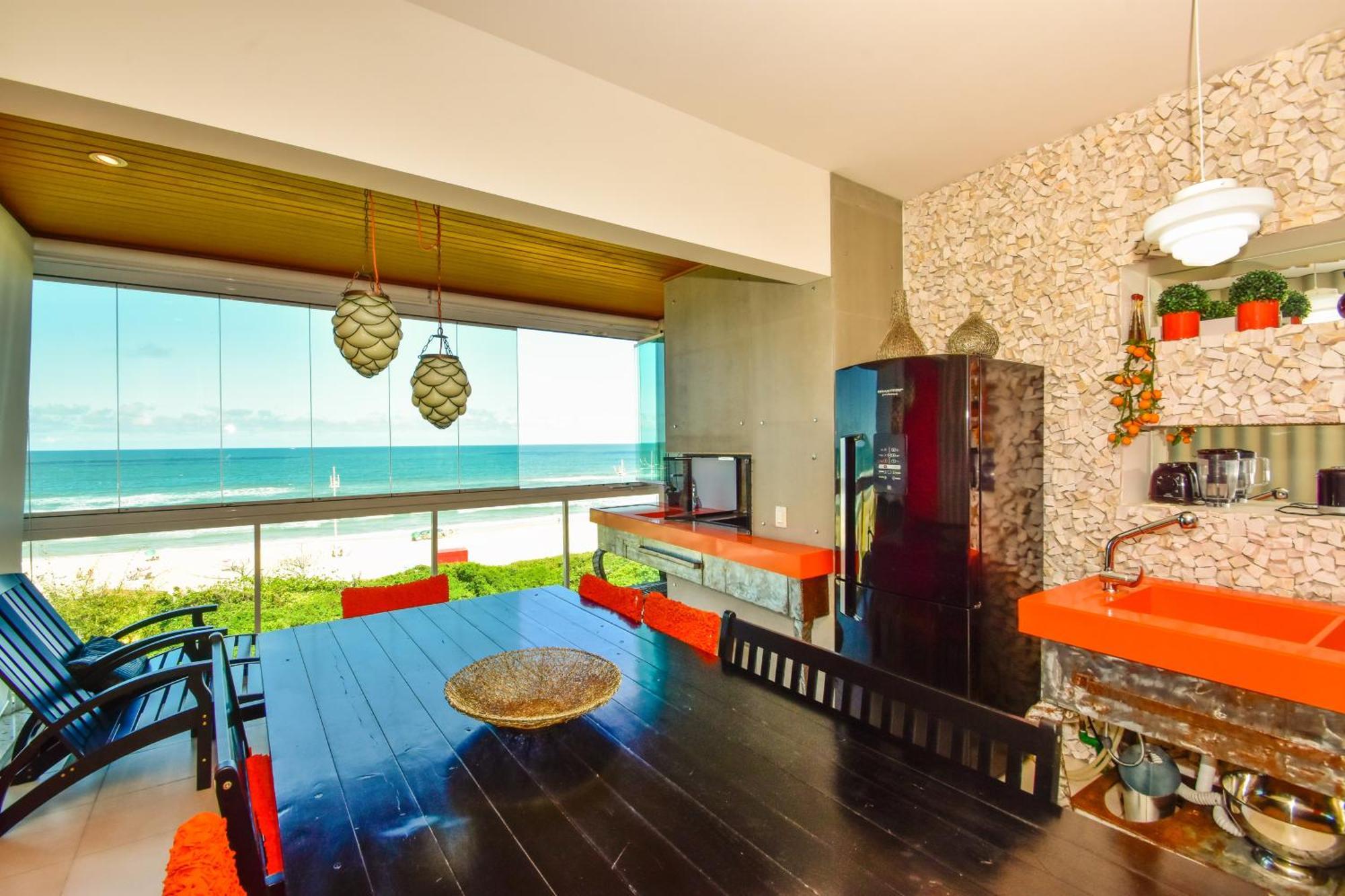 Apartamento Frente Mar Na Praia Do Santinho N880 Florianópolis Екстериор снимка
